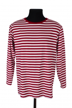 Herren Ringelshirt Ringelpulli Karnevalskostüm Köln Rot Weiss